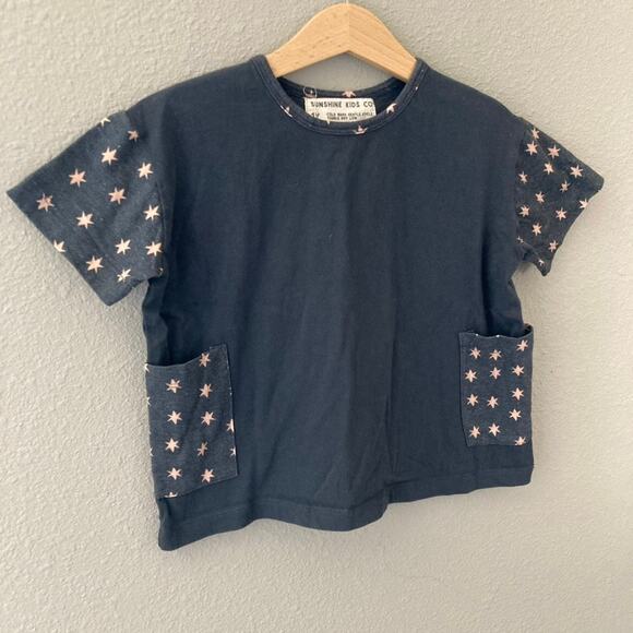 Sunshine Kids Co Celestial Stars T-Shirt Dress - Black - 1Y - Picture 7 of 7